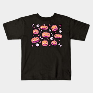 Halloween Pumpkins Kids T-Shirt